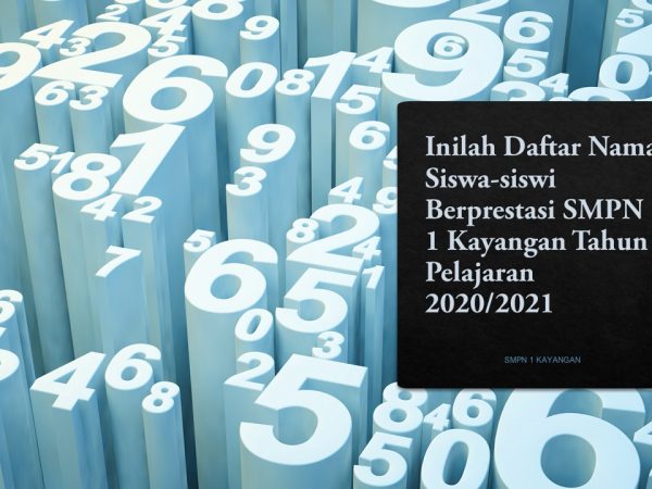 Daftar Siswa Berprestasi Juara Umum dan Juara Kelas VII dan VIII Semester Genap TP. 2020/2021
