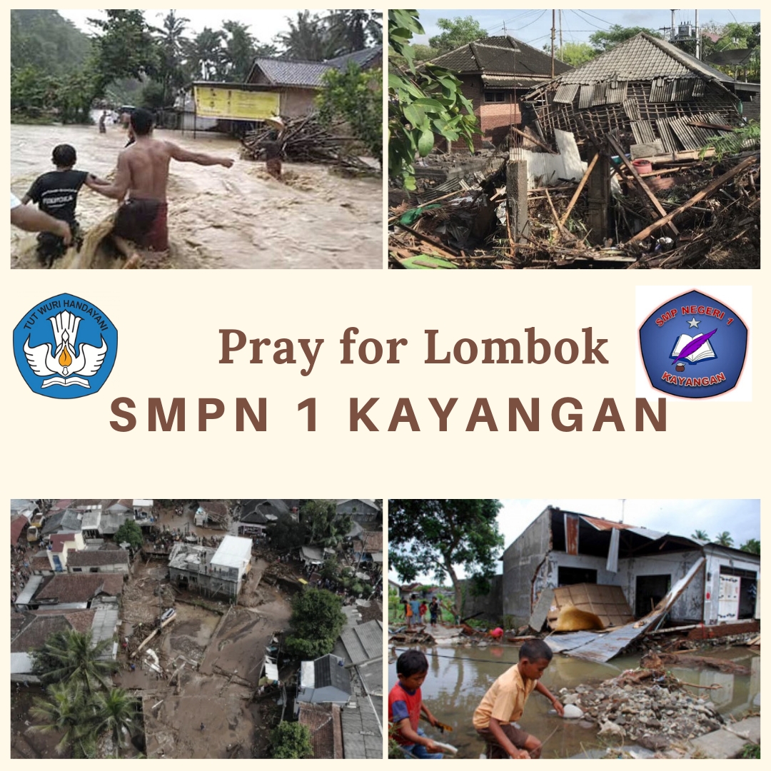 SMPN 1 Kayangan Peduli Bencana.