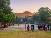 UPACARA BENDERA DALAM RANGKA MEMPERINGATI HARI PENDIDIKAN NASIONAL ( 2 MEI ) di SMPN 1 KAYANGAN