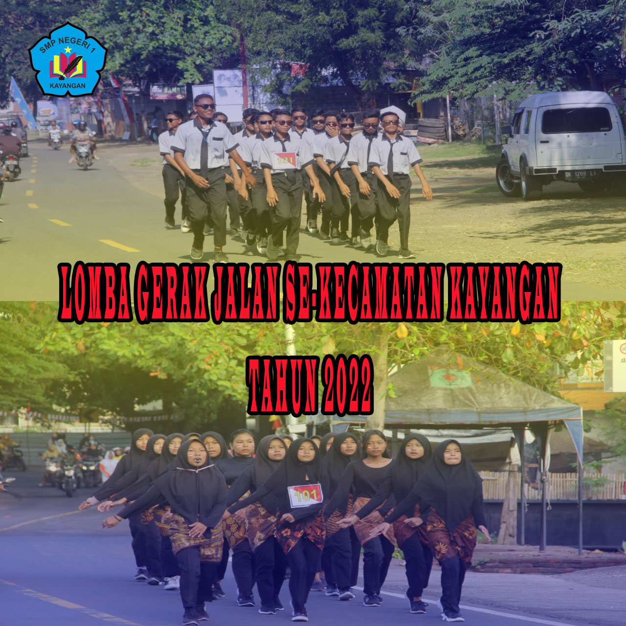 LOMBA GERAK SD/Mi dan SMP/ Mts, SMA/MA & UMUM DI KECAMATAN KAYANGAN