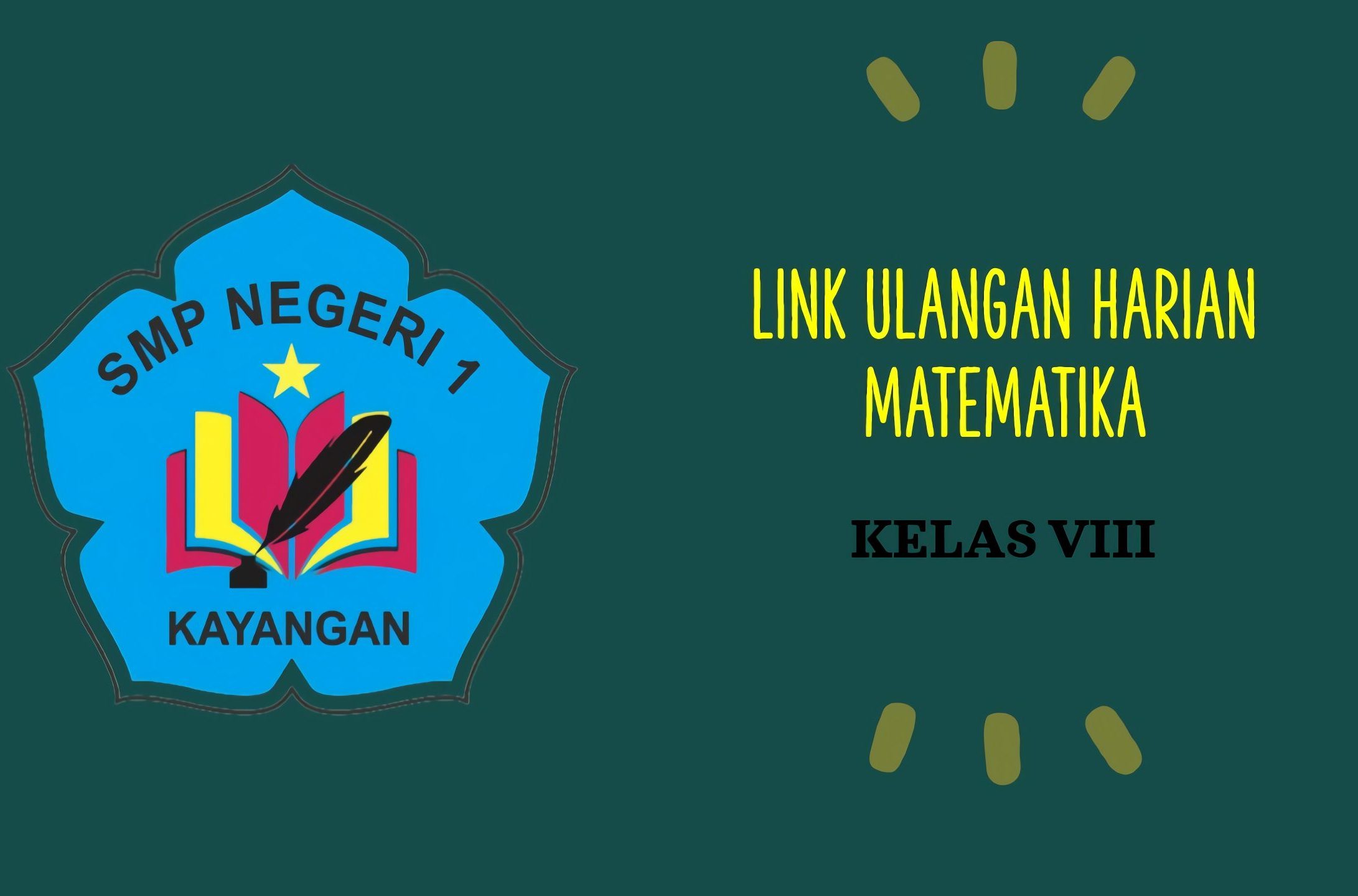 ​​LINK ULANGAN HARIAN MATEMATIKA