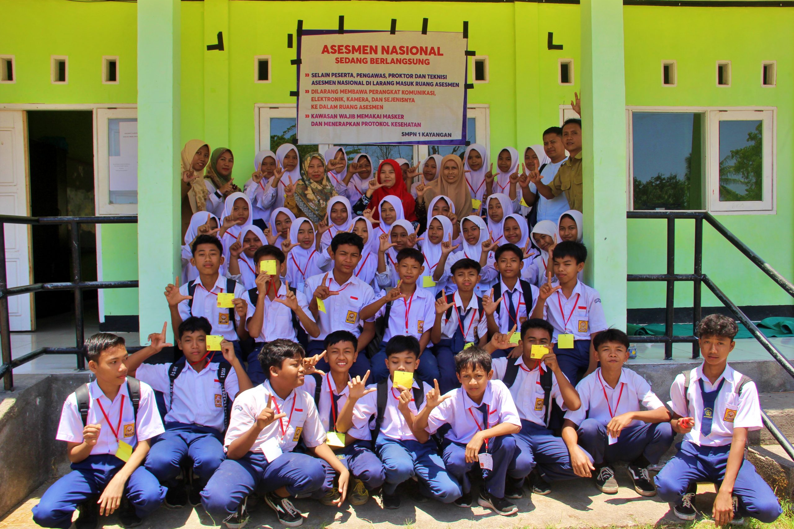 PELAKSANAAN ANBK SMPN 1 KAYANGAN TP.2023/2024