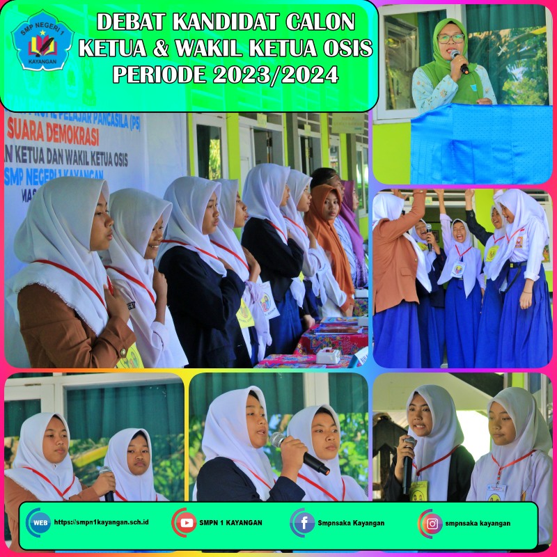 Debat Kandidat Paslon Ketua dan Wakil Ketua OSIS Masa Bakti2023-2024