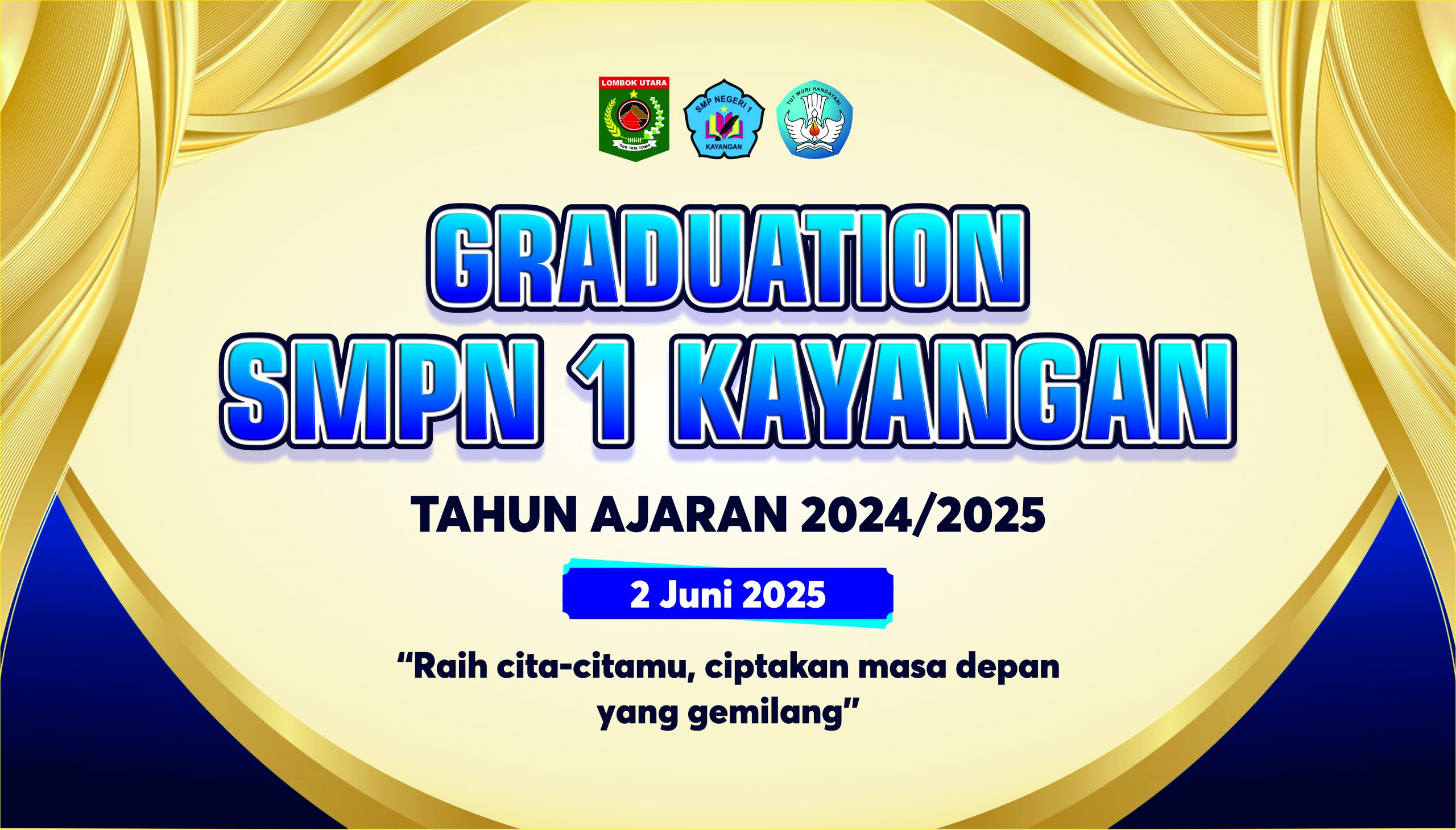 Pelepasan siswa-siswi Kelas IX SMPN 1 Kayangan Tahun 2025 Pelepasan siswa-siswi Kelas IX SMPN 1 Kayangan Tahun 2025